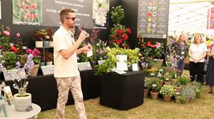Matthew Pottage at Hampton Court Palace Flower Show 2025